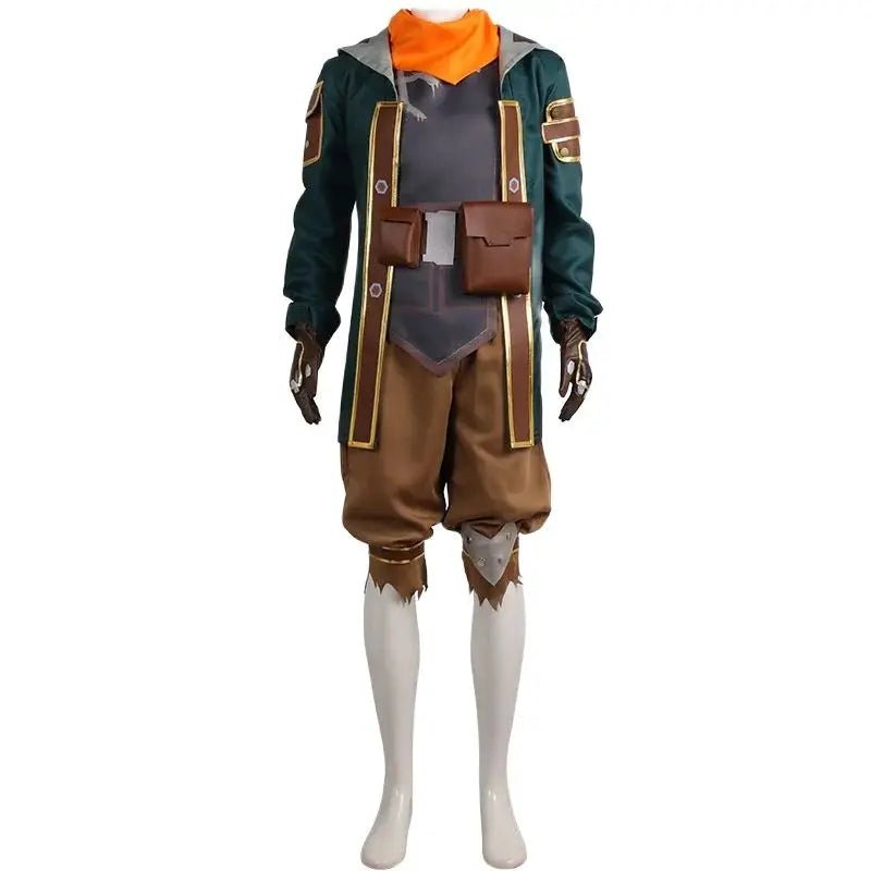 Disfraz de Ekko de Arcane LOL - Chaqueta, Pantalones y Uniforme Completo para Hombres - Traje para Halloween y Carnaval - Fantasia Cosera