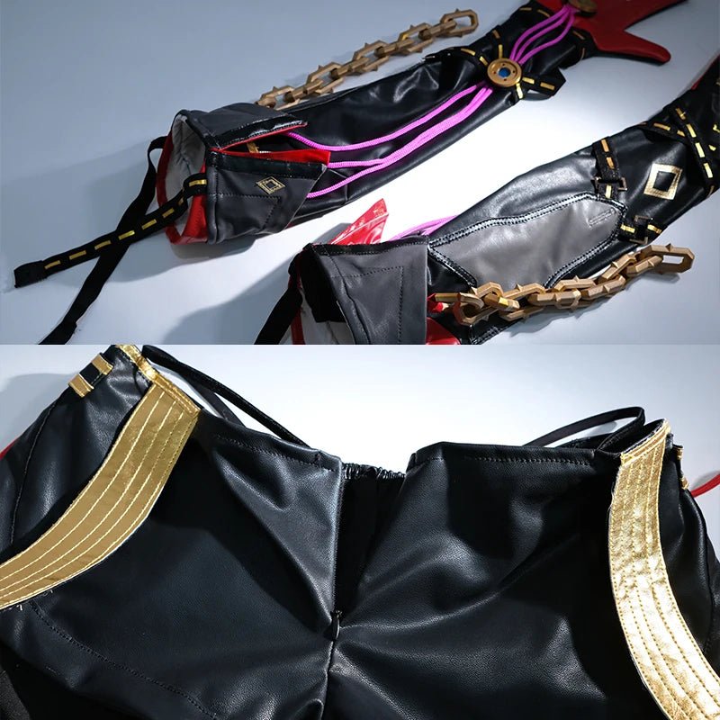 Traje de Cosplay Yinlin de Juego Wuthering Waves - Uniforme Cheongsam Patrullera Jinzhou para Mujer, Outfit para Fiestas de Halloween - Fantasia Cosera