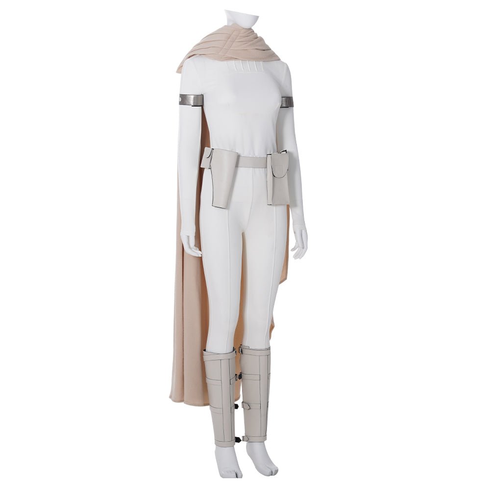 Traje de Cosplay de Padmé Amidala de Star Wars Legion - Conjunto Completo con Zapatos - Fantasia Cosera