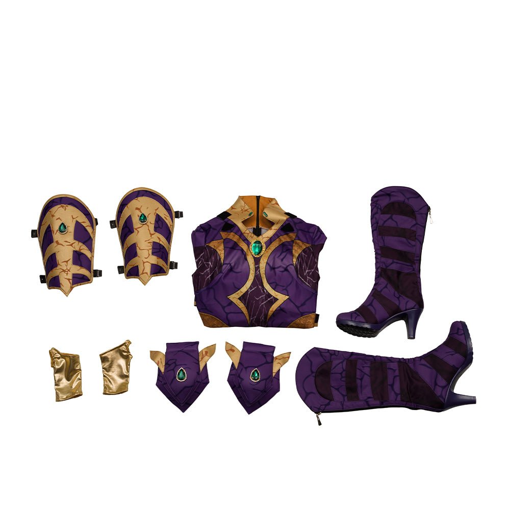 Traje de Cosplay de Starfire para Adultos y Niños - Superhéroe Traje Zentai para Halloween - Fantasia Cosera