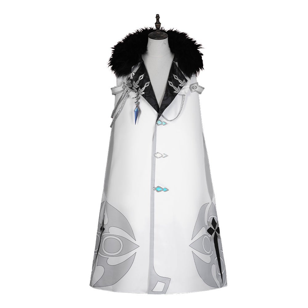 Traje de Genshin Impact Fatui Cloak para Pierr Pantalone Tartaglia Harlequin Doctor Sandrone Columbina Regretor - Fantasia Cosera