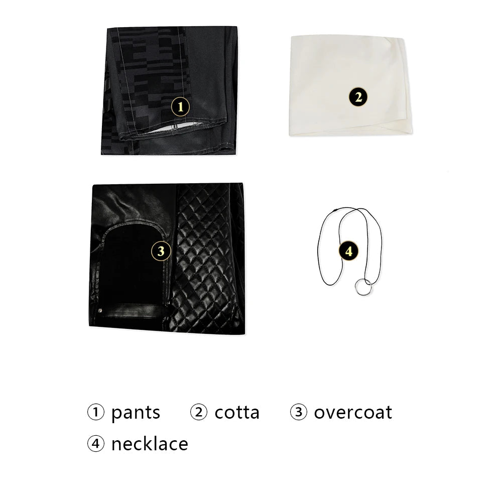 Traje de Cosplay Solomon Reed para Hombres - Estilo Punk Retro de Phantom Liberty - Disfraz para Halloween, Carnaval y Fiestas - Fantasia Cosera