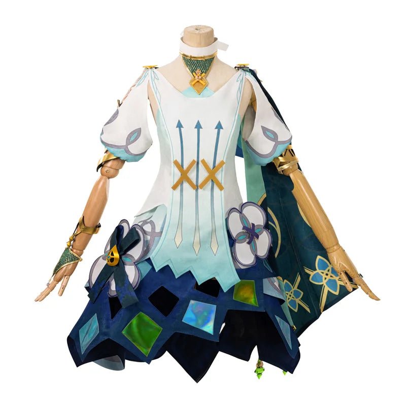 Disfraz de Cosplay de Faruzan de Genshin Impact para Mujer - Conjunto Completo con Capa para Halloween y Eventos - Fantasia Cosera