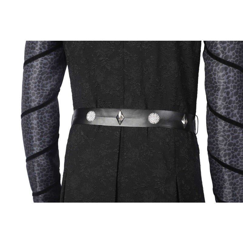 Traje de Cosplay Daemon Targaryen Casa del Dragón Negro para Halloween - Fantasia Cosera