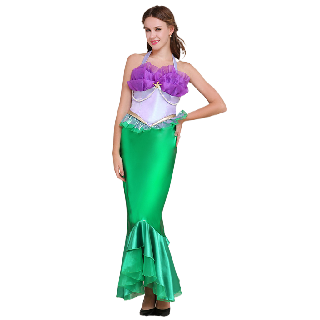 Disfraz de Ariel La Sirenita para Cosplay | Disfraz de Disney Ariel para Todas las Versiones | Serie de Cosplay - Fantasia Cosera
