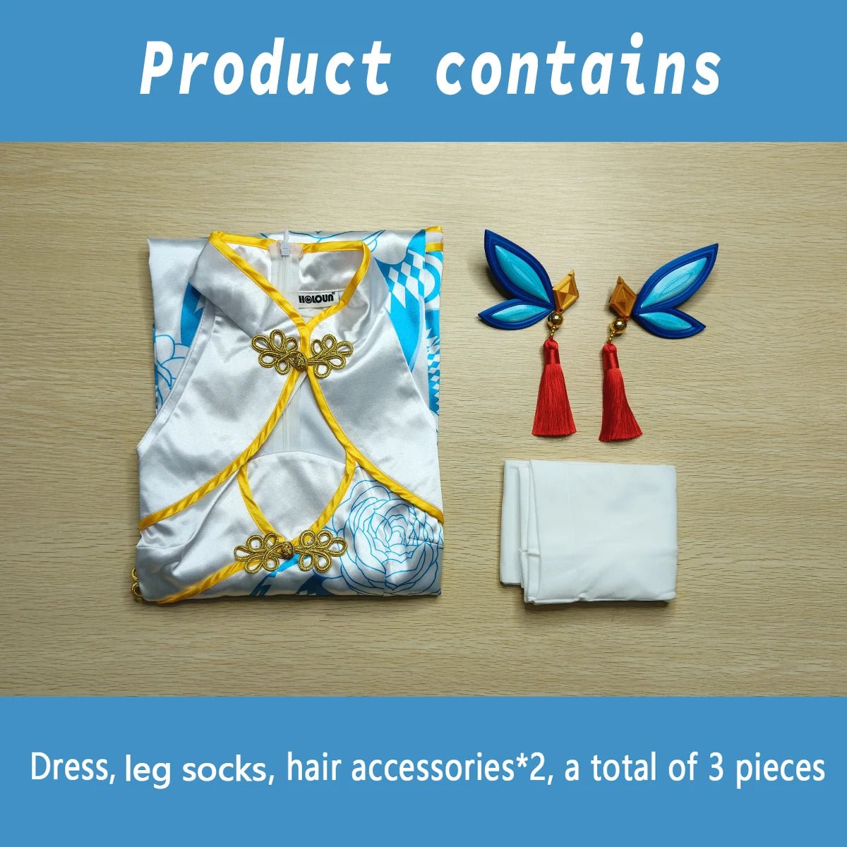 OSHI NO KO Anime Ai Hoshino Cosplay Traje China Cheongsam Chi-pao Sin Mangas - Fantasia Cosera