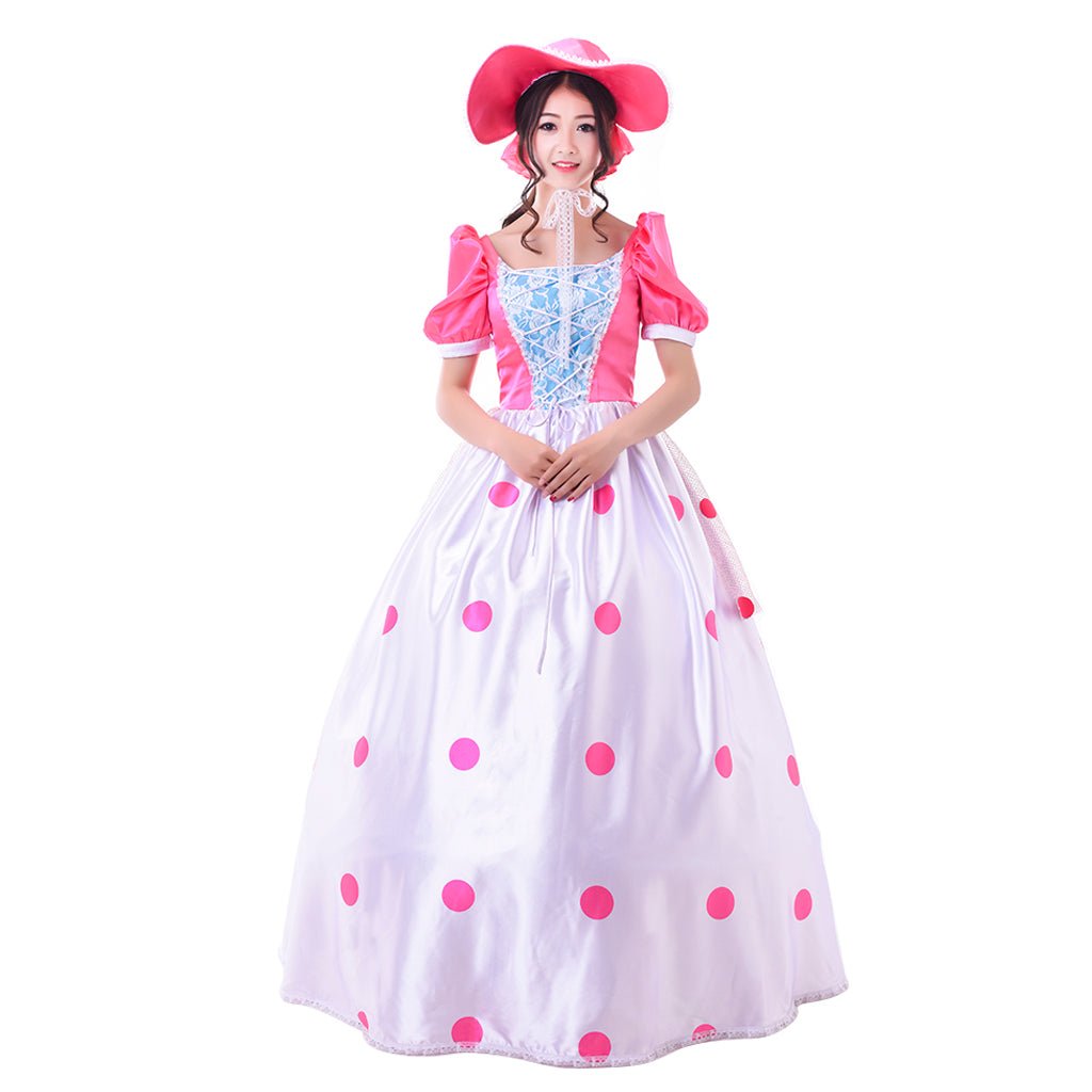Disfraz de Bo Peep de Toy Story | Vestido Rosa de Moda para Halloween - Fantasia Cosera