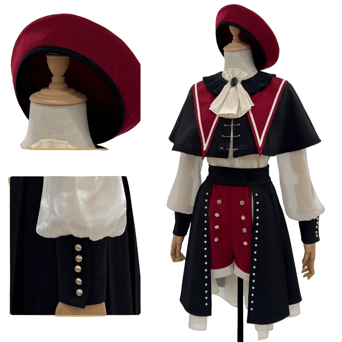 Traje de Cosplay Wakaba Mutsumi de BanGDream Ave Mujica - Outfit Anime de Alta Calidad - Fantasia Cosera