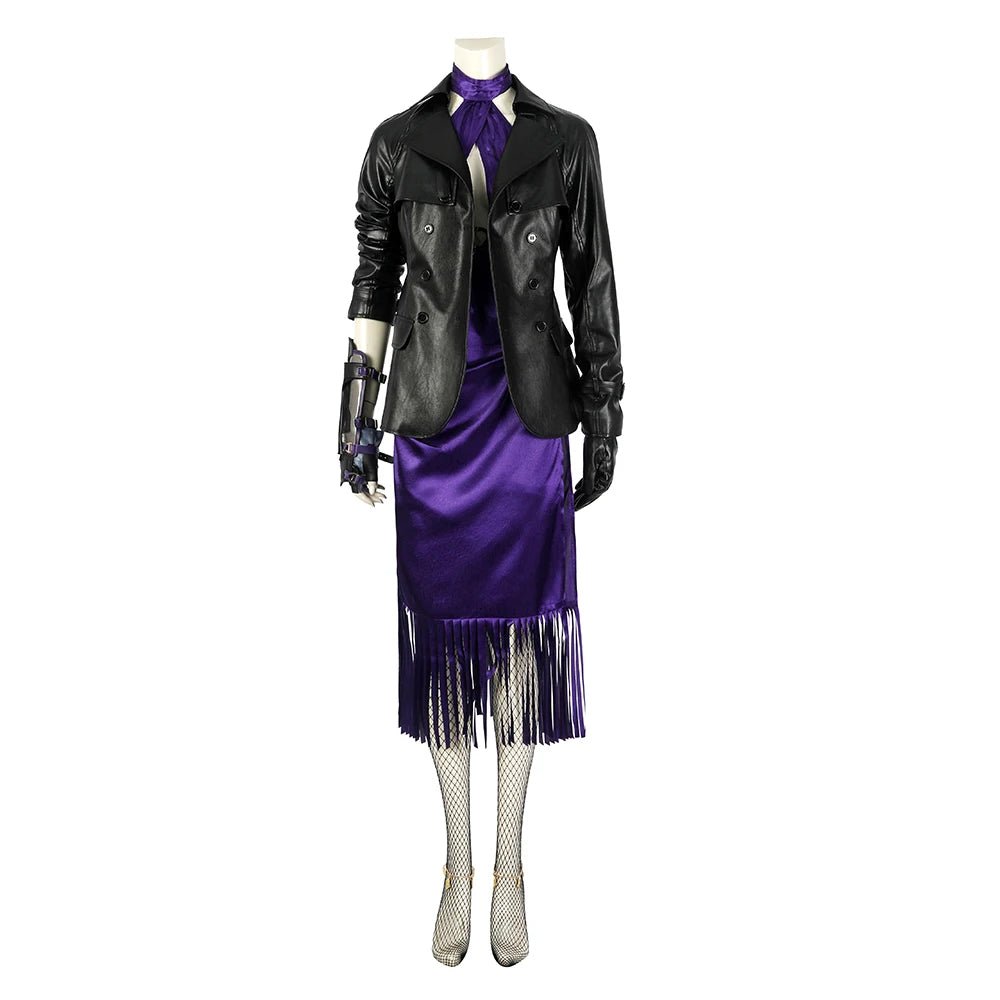 Traje de Cosplay de Nina Williams para Mujer - Vestido, Chaqueta y Conjunto Completo de Combate para Halloween y Carnaval - Fantasia Cosera