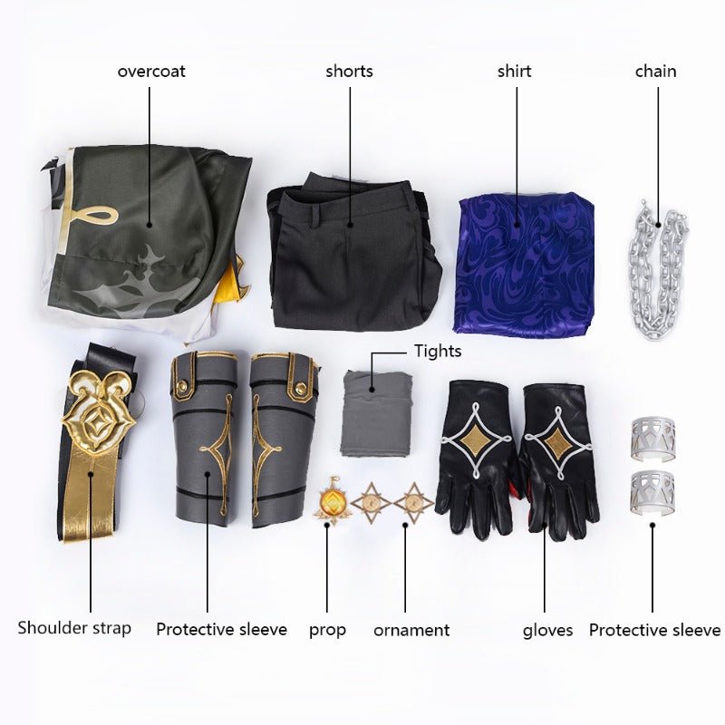 Traje de Cosplay de Albedo de Genshin Impact - Vestuario Premium - Fantasia Cosera