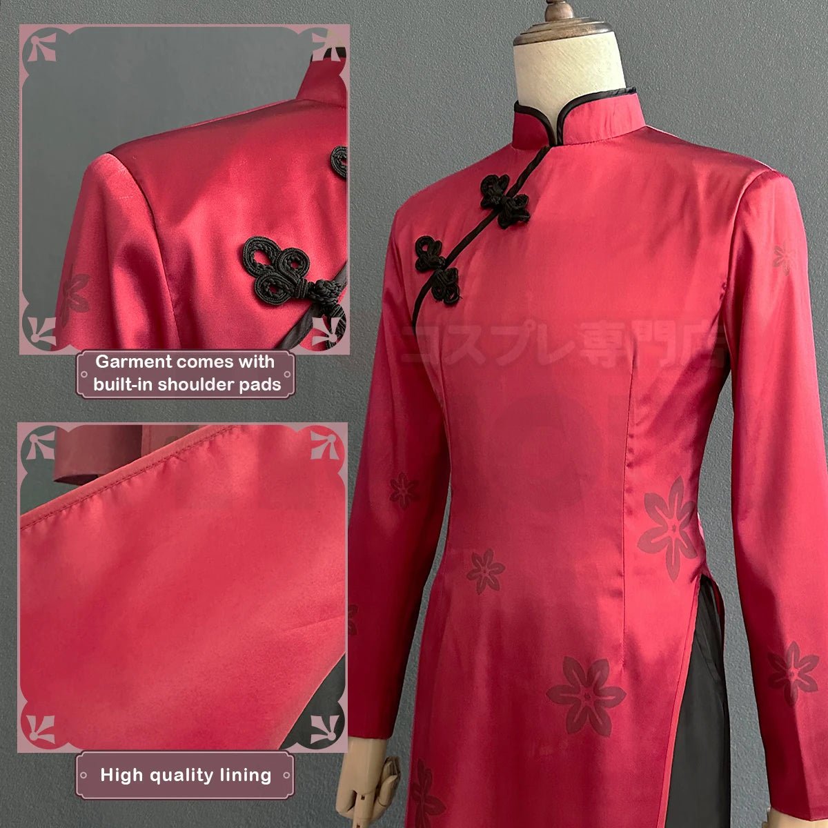 Traje de Cosplay Chigiri de Blue Lock Anime - Kung Fu Rojo con Peluca de Fibras Sintéticas Ajustable - Fantasia Cosera