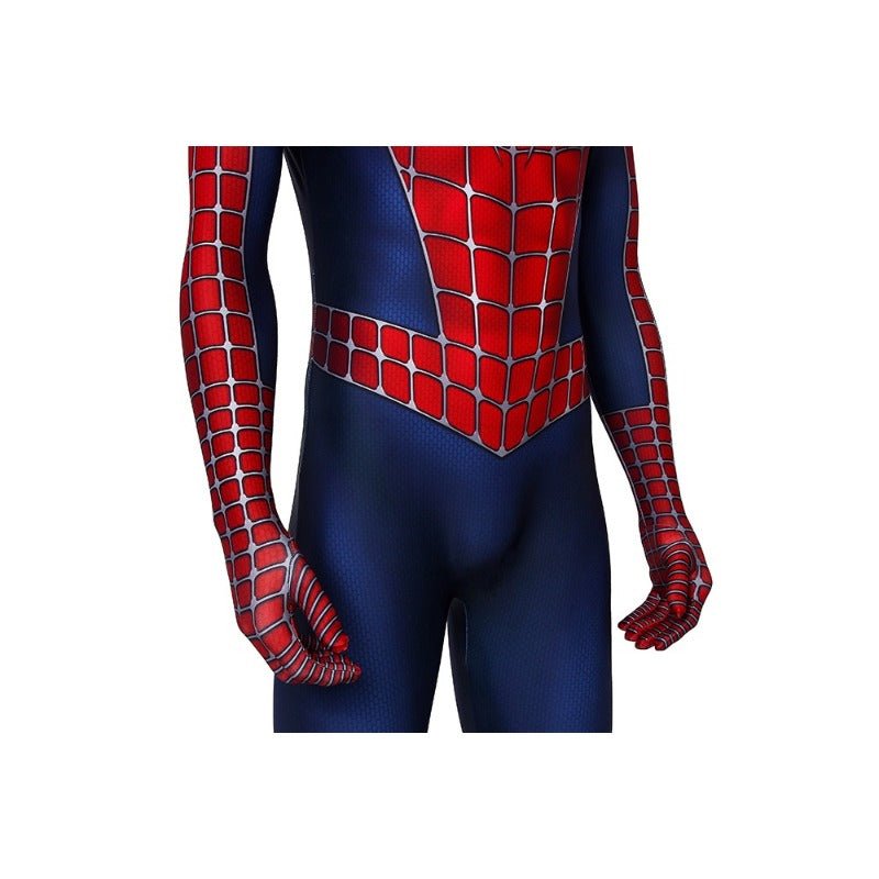 Traje de Cosplay de Spider-Man 2 Tobey Maguire Body Zentai Ajustado - Fantasia Cosera