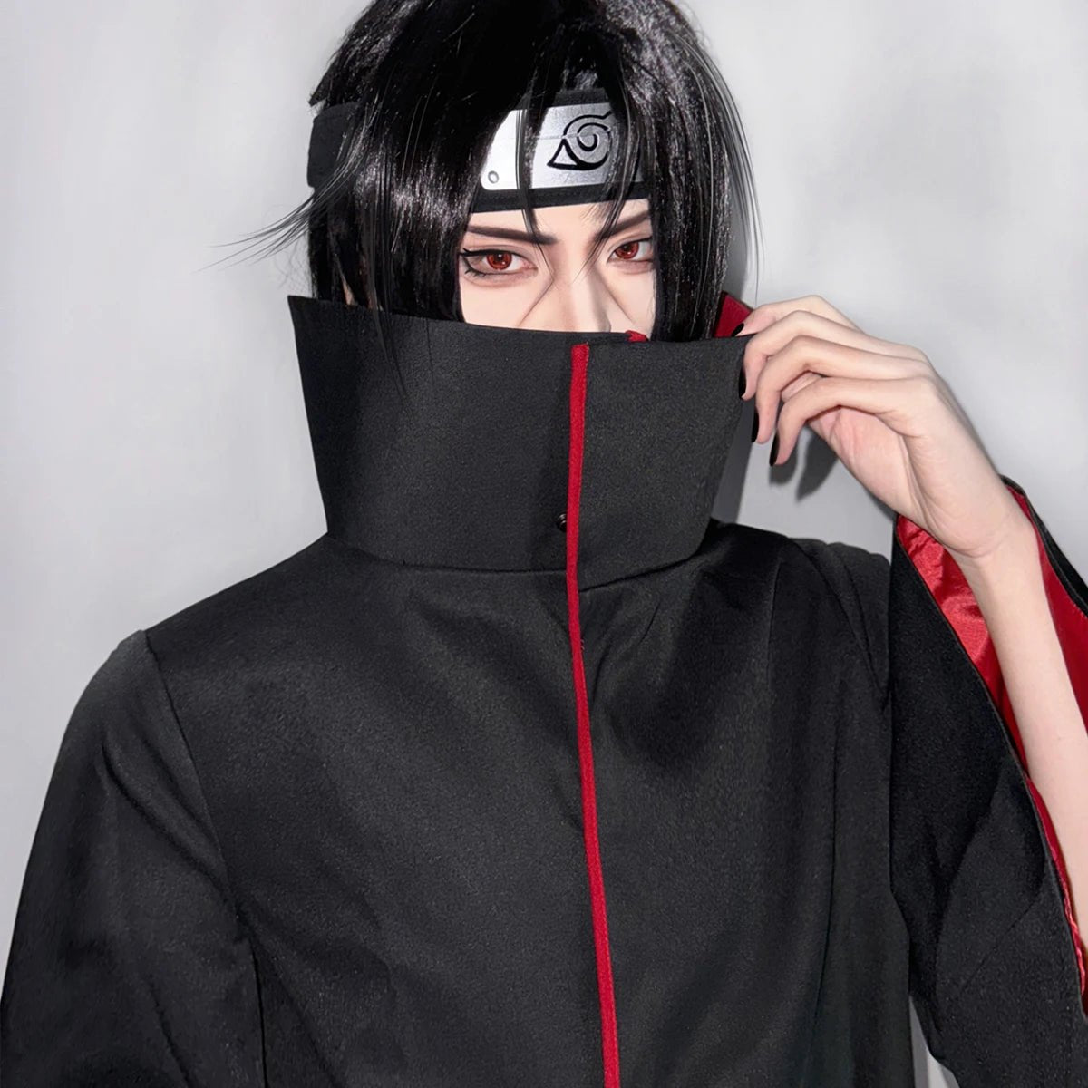 Traje de Cosplay de Anime Uchiha Itachi y Uchiha Sasuke Capa de Pain Konan Sasori - Fantasia Cosera