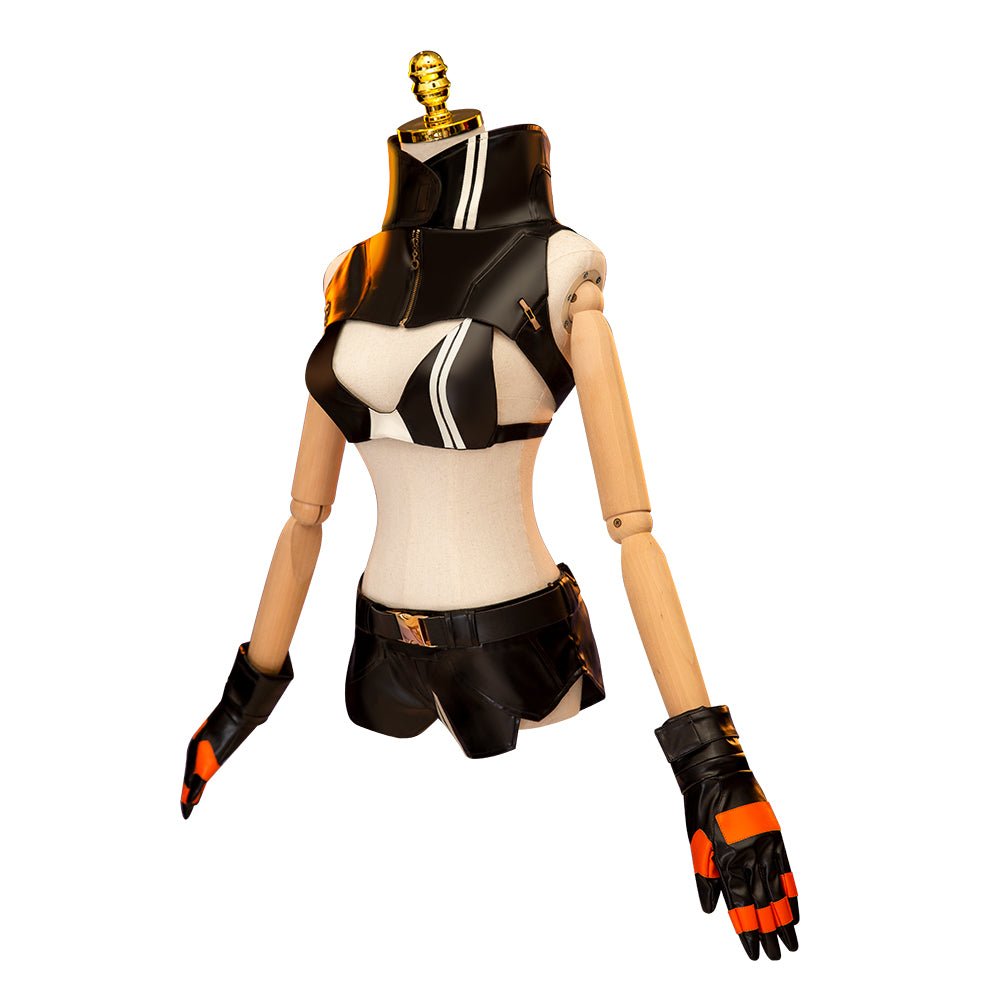 Traje de Cosplay de Black Rock Shooter para Mujer - Conjunto Completo para Fiesta de Halloween - Fantasia Cosera