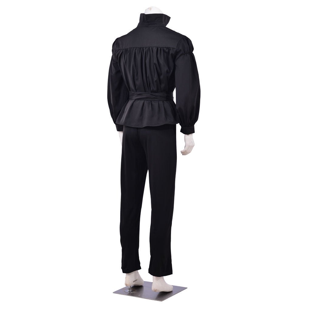 Traje de Cosplay de Westley de La Princesa Prometida - Traje de Guerrero Espadachín Negro para Halloween - Fantasia Cosera