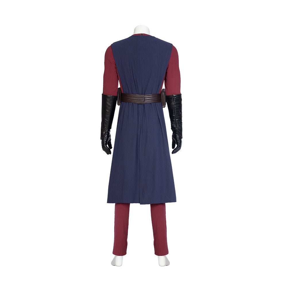 Traje de Cosplay de Anakin Skywalker Star Wars Jedi con Capa, Túnica, Pantalones y Zapatos - Fantasia Cosera