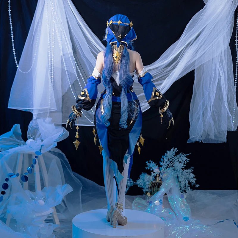 Traje de Cosplay de Layla Genshin Impact para Mujeres, Disfraz de Bailarinas Exóticas de Sumeru, Conjunto Completo para Halloween - Fantasia Cosera