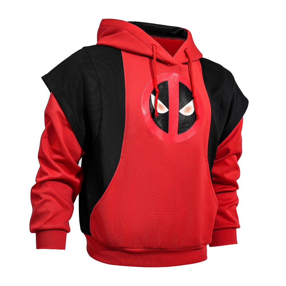 Deadpool 3 - Chaqueta con Capucha para Adultos Disfraz de Cosplay Deadpool - Fantasia Cosera