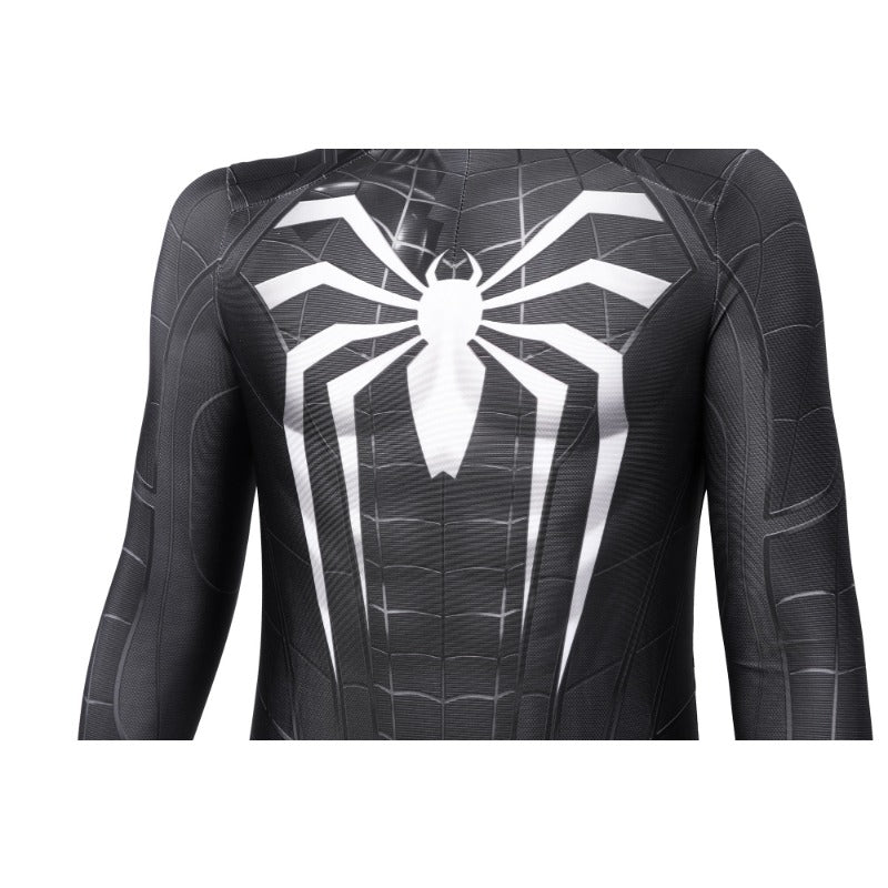 Traje de Cosplay de Spider-Man PS4 Avanzado Negro para Niños, Disfraz de Halloween - Fantasia Cosera