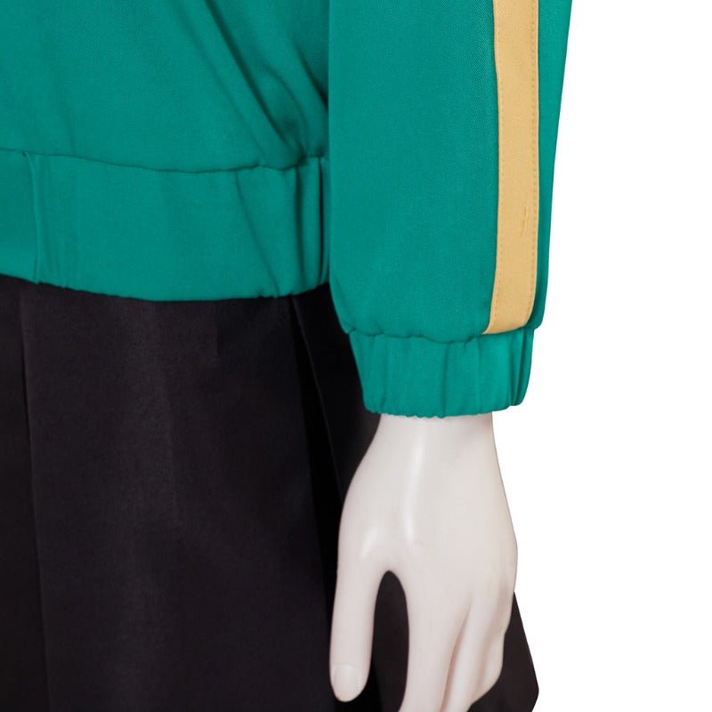 Traje de Cosplay de Kim Pine de Scott Pilgrim - Abrigo Verde y Falda para Mujeres - Fantasia Cosera