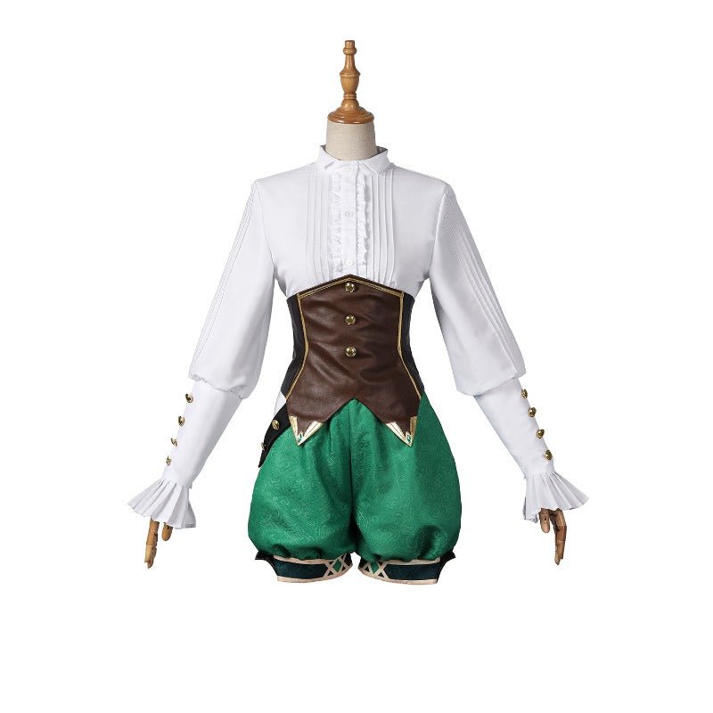 Traje de Cosplay de Venti Genshin Impact Peluca Estilo Chino Disfraz de Halloween para Mujeres - Fantasia Cosera