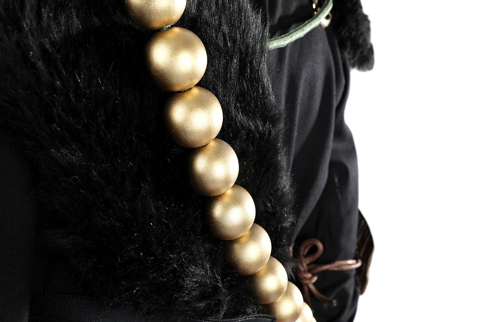 Traje de Cosplay Black Myth Wukong | Toga Negra Premium de Seda Ebony Conjunto Completo - Fantasia Cosera