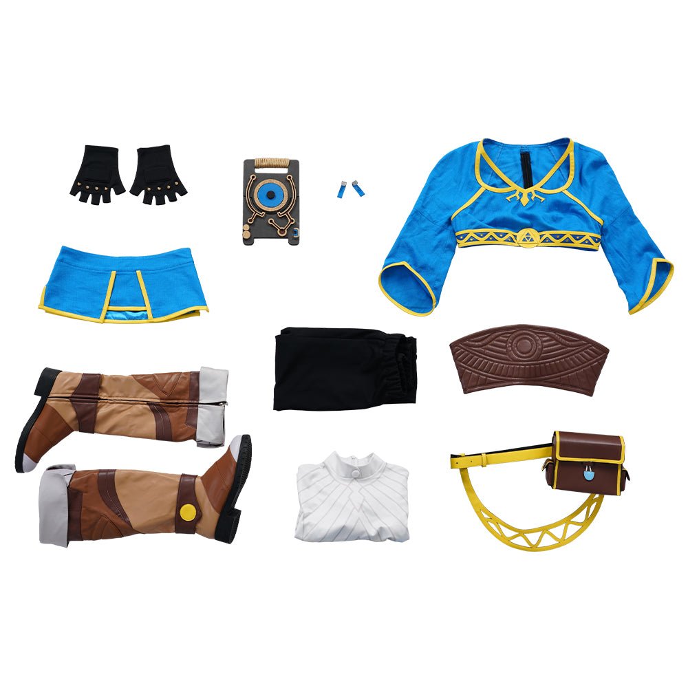 Disfraz de Princesa Zelda: Breath of the Wild para Cosplay, Halloween y Convenciones - Fantasia Cosera