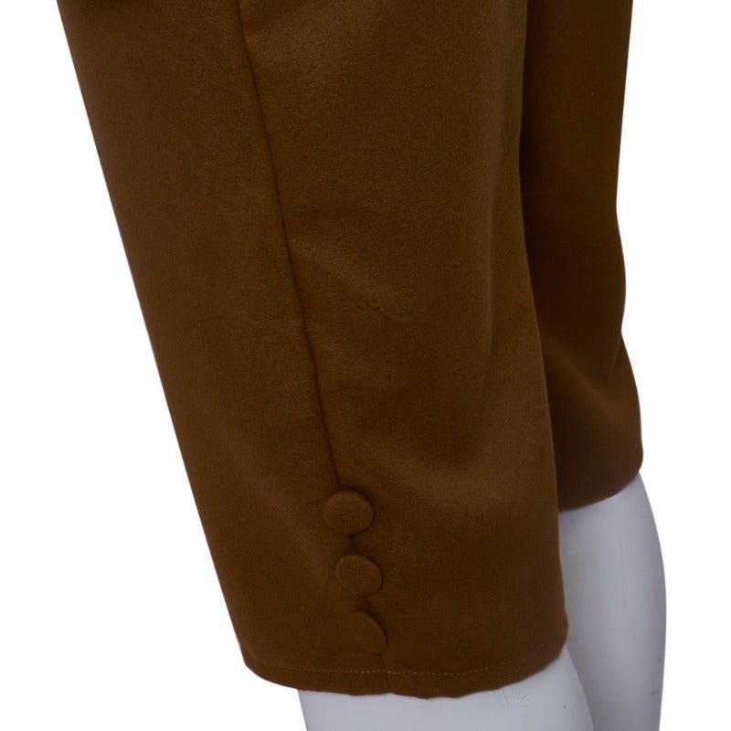 Nuevo Abrigo Marrón del Siglo XVIII - Estilo Militar Colonial Traje de Cosplay Edwardiano - Fantasia Cosera