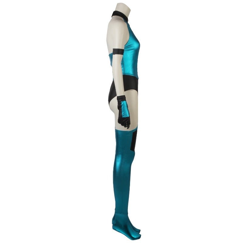 Traje de Cosplay de Kitana de Mortal Kombat X - Outfit de Personaje Premium - Fantasia Cosera