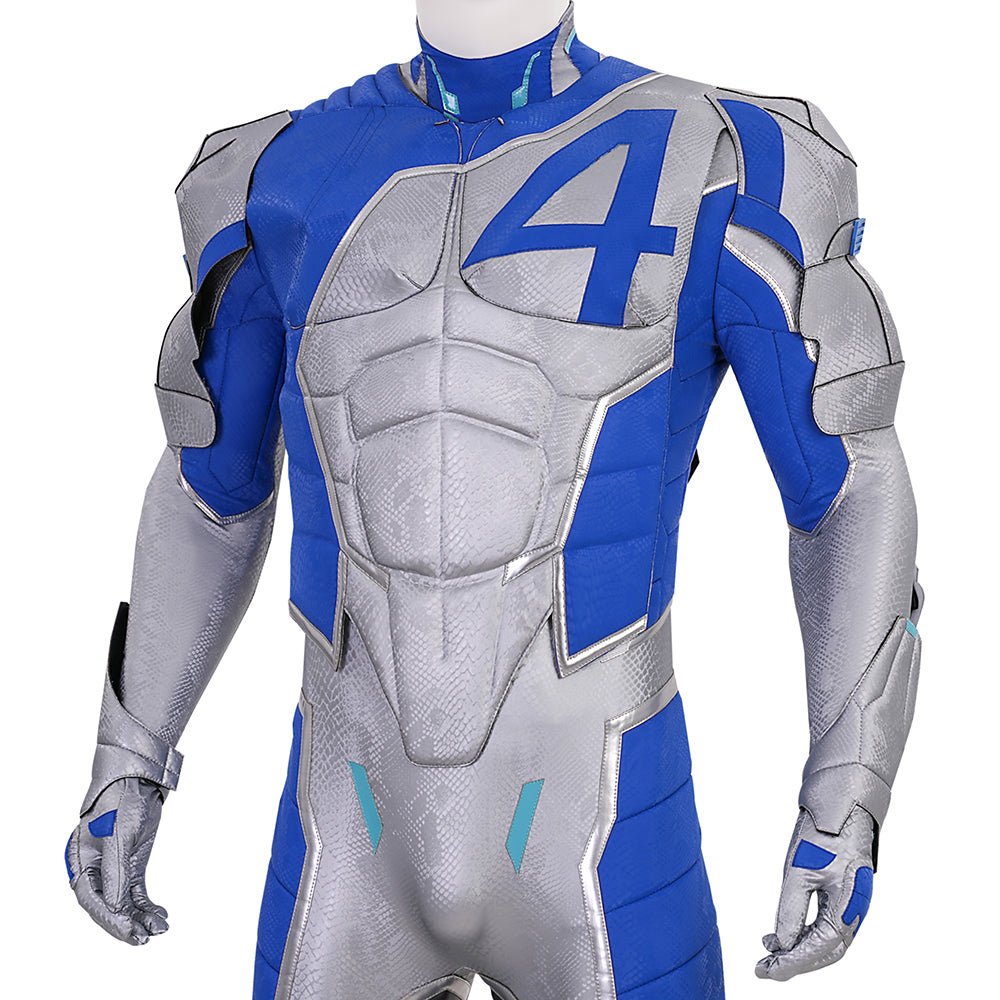 Traje de Cosplay de Mr. Fantastic de Marvel Contest of Champions - Fantasia Cosera