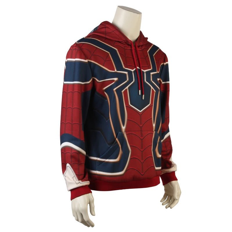 Sudadera con Capucha Iron Spider de Infinity War para Cosplay de Spiderman - Fantasia Cosera