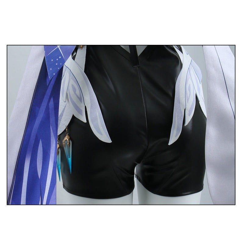 Traje de Cosplay de Skirk de Genshin Impact – Outfit del Maestro de Tartaglia para Mujeres - Fantasia Cosera