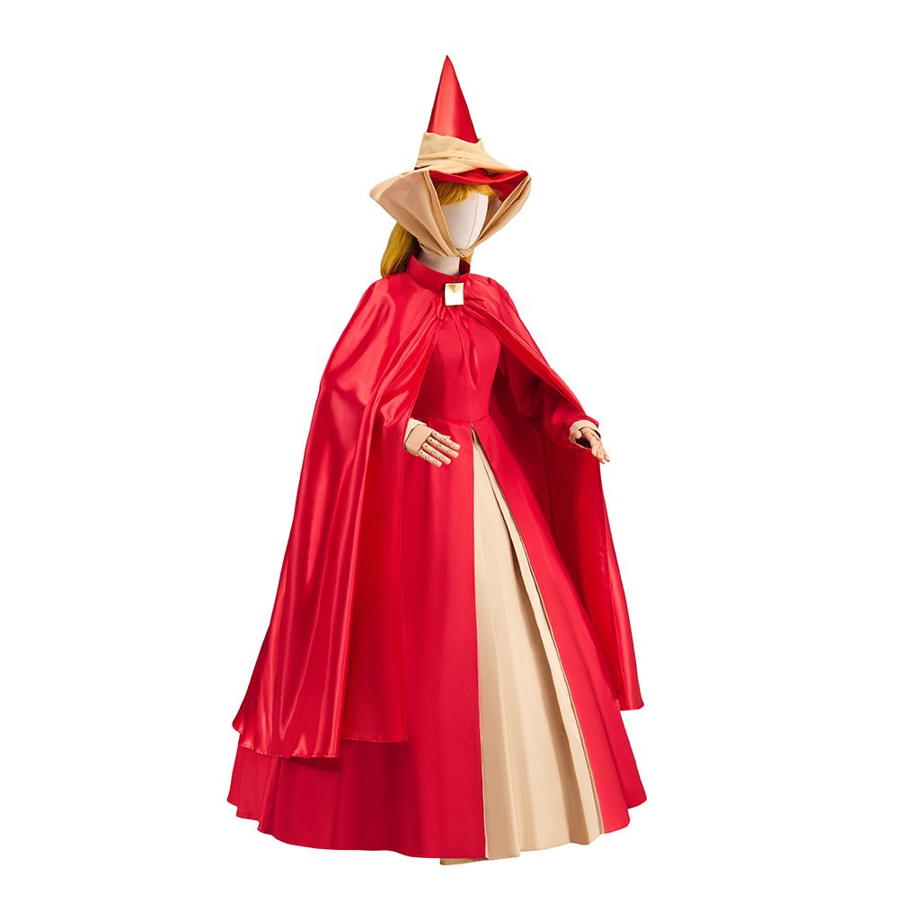 Capa Roja con Sombrero Puntiagudo Disfraz Cosplay – Ideal para Rol y Convenciones - Fantasia Cosera