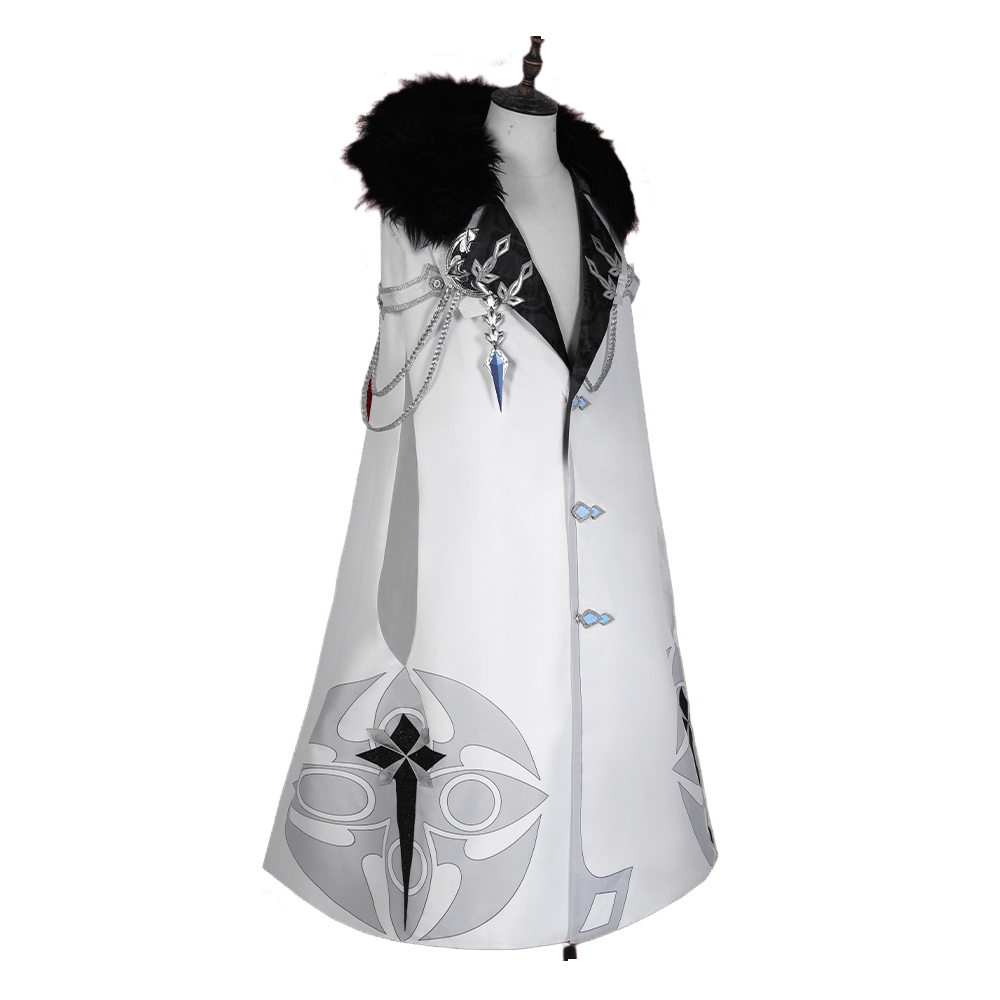 Traje de Cosplay El Capitán de Genshin Impact - Atuendo Oficial del Personaje del Juego - Fantasia Cosera