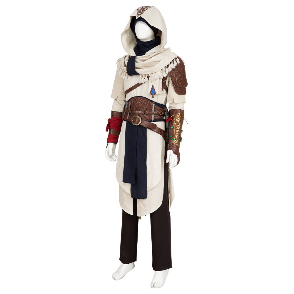 Traje Completo de Basim Ibn Ishaq de Assassin’s Creed Mirage con Zapatos - Fantasia Cosera