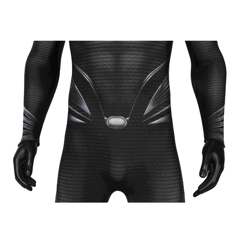 Disfraz de Cosplay de Superman Clark Kent Negro de la Liga de la Justicia Hombre de Acero para Niños y Adultos - Fantasia Cosera