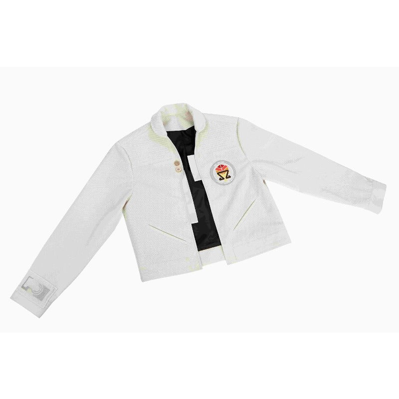 Chaqueta Blanca Skeleton Crew de Star Wars para Cosplay y Halloween - Fantasia Cosera