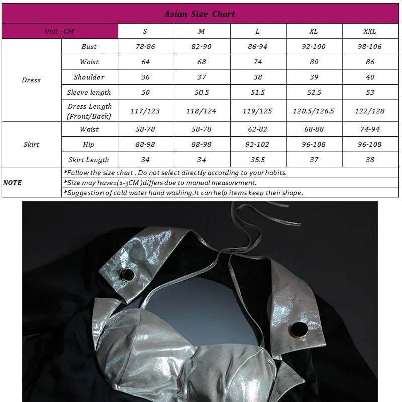 Disfraz de Jane Doe Encubierta de Zenless Zone Zero - Uniforme R&B Negro para Mujer - Vestido para Fiesta de Halloween - Fantasia Cosera