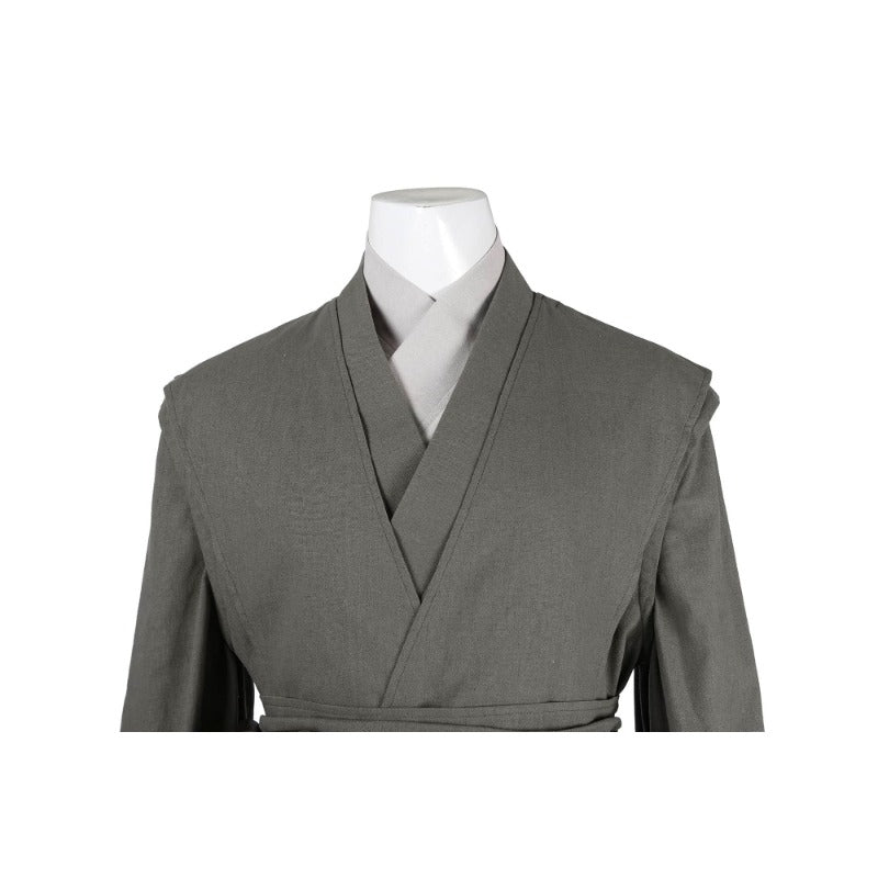 Traje de Cosplay de Obi-Wan Kenobi Conjunto Completo - Capa de Caballero Jedi para Halloween y Carnaval - Fantasia Cosera