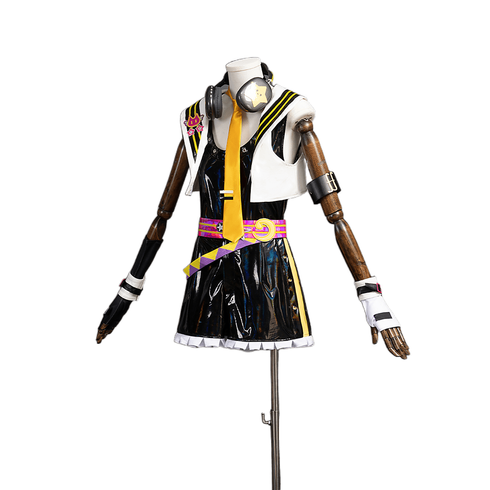 Trajes de Cosplay de Len y Rin de Muse Dash | Concierto Mágico de Project Mirai Sekai Juego Completo - Fantasia Cosera