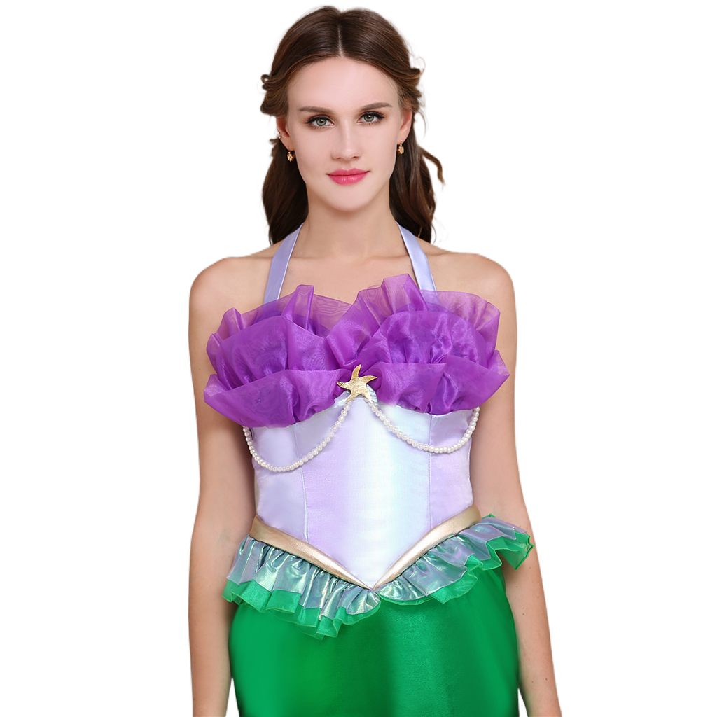 Disfraz de Ariel La Sirenita para Cosplay | Disfraz de Disney Ariel para Todas las Versiones | Serie de Cosplay - Fantasia Cosera