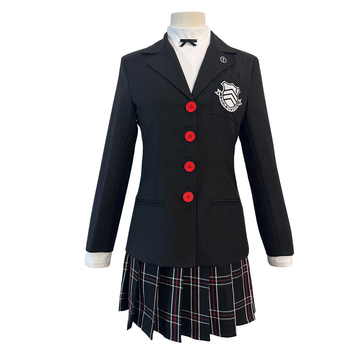 Traje de Cosplay Persona 5 - Akira Kurusu, Kasumi Yoshizawa, Outfit Academia Shujin - Fantasia Cosera