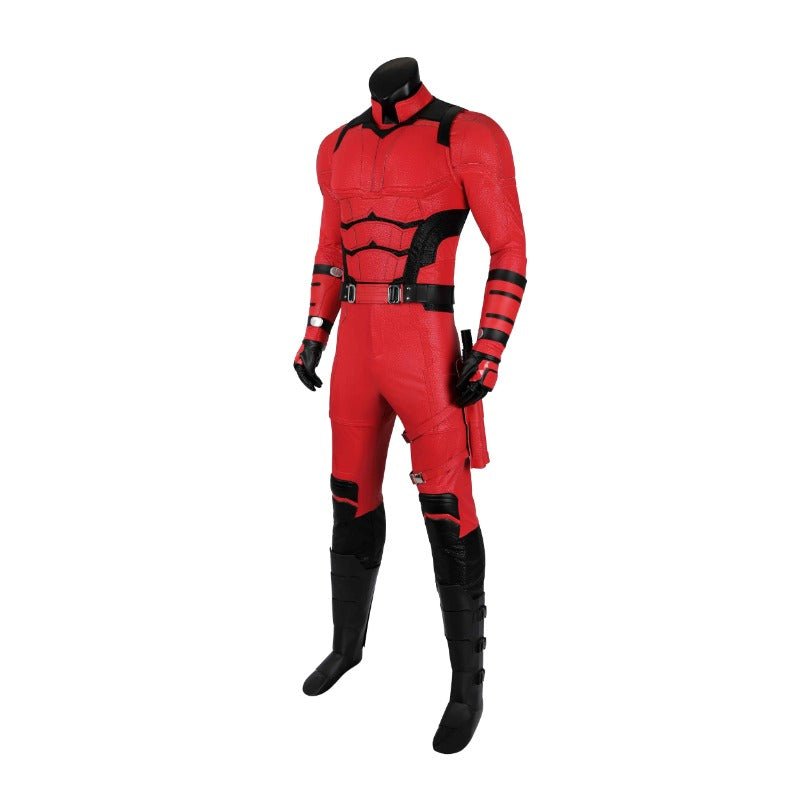 Traje de Cosplay Daredevil Piel Roja Matt Murdock Halloween Conjunto Completo - Fantasia Cosera