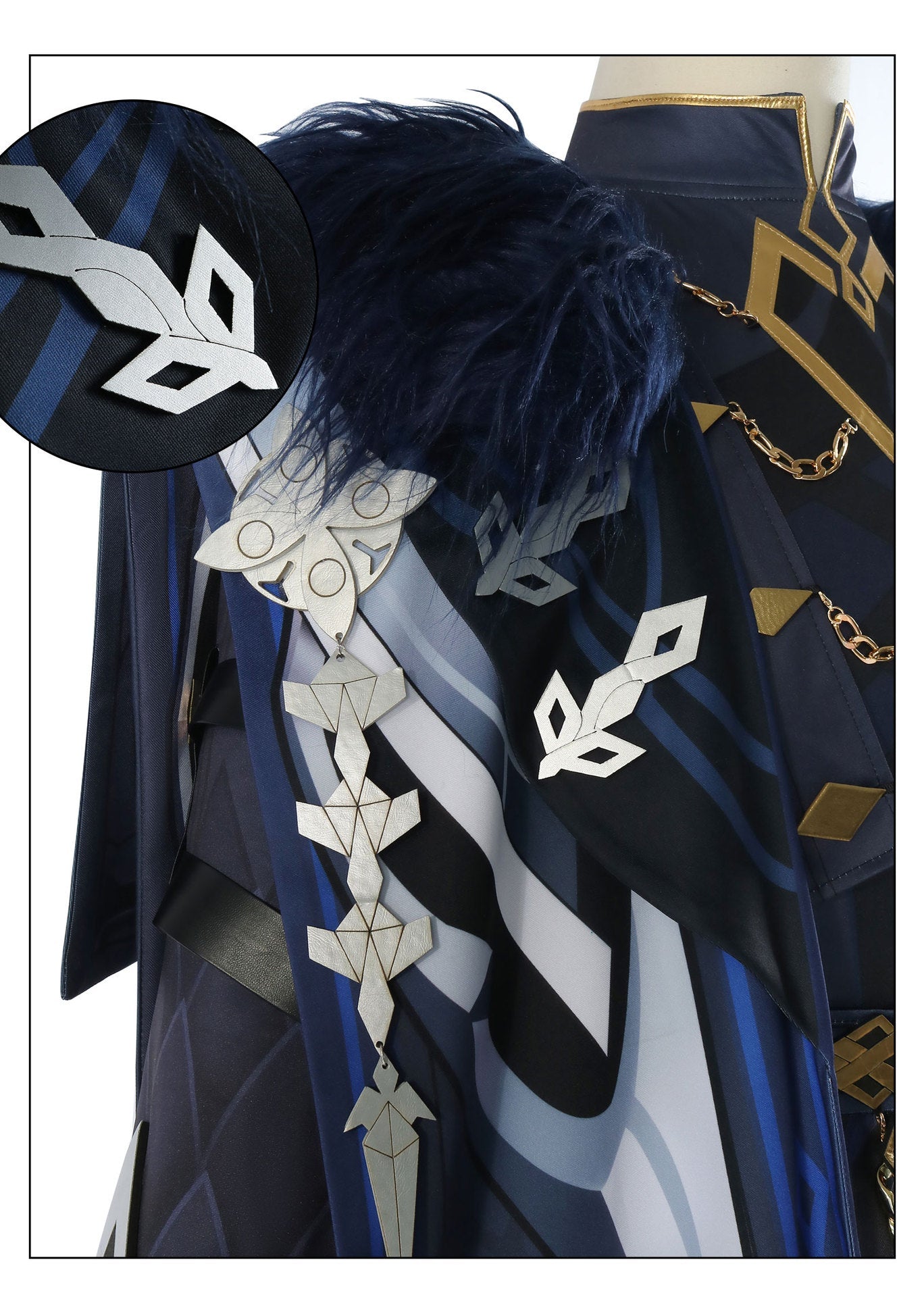 Traje de Cosplay Capitano de Genshin Impact – Outfit de Capitán Fatui - Fantasia Cosera