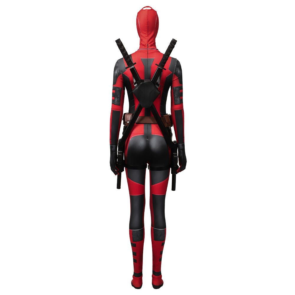 Chaqueta de Cosplay Deadpool 3 Mujer – Inspirada en Deadpool y Wolverine - Fantasia Cosera