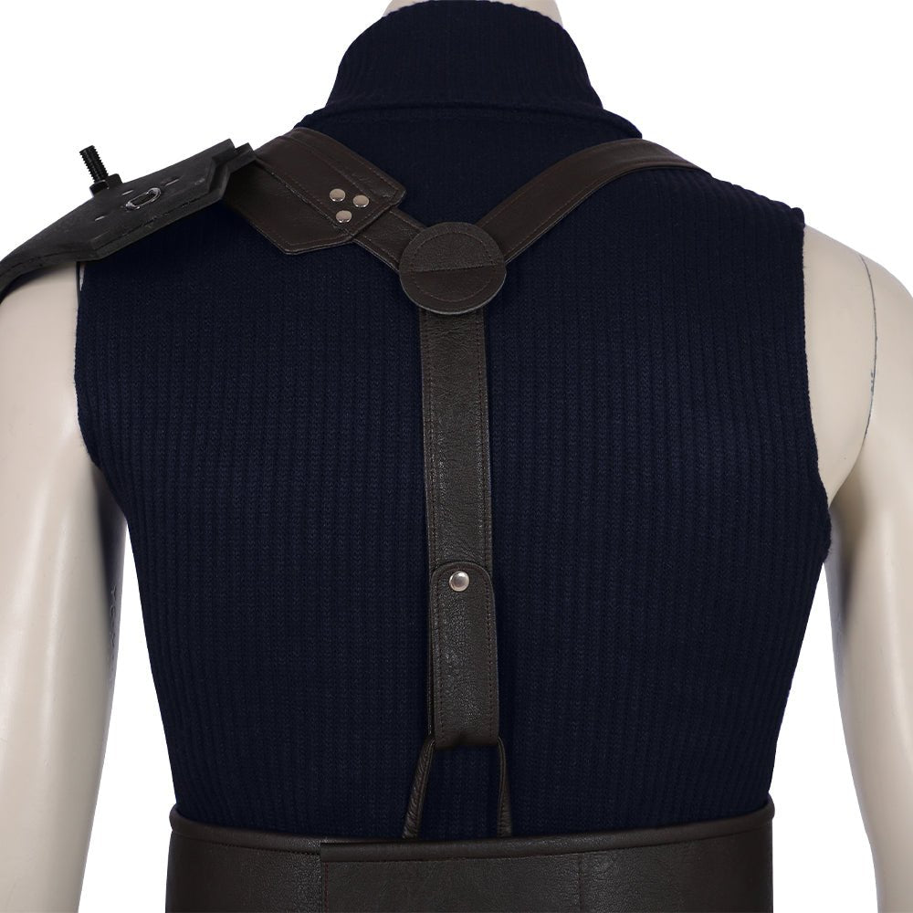 Traje de Cosplay de Cloud Strife de Final Fantasy VII Remake - Calidad Premium - Fantasia Cosera