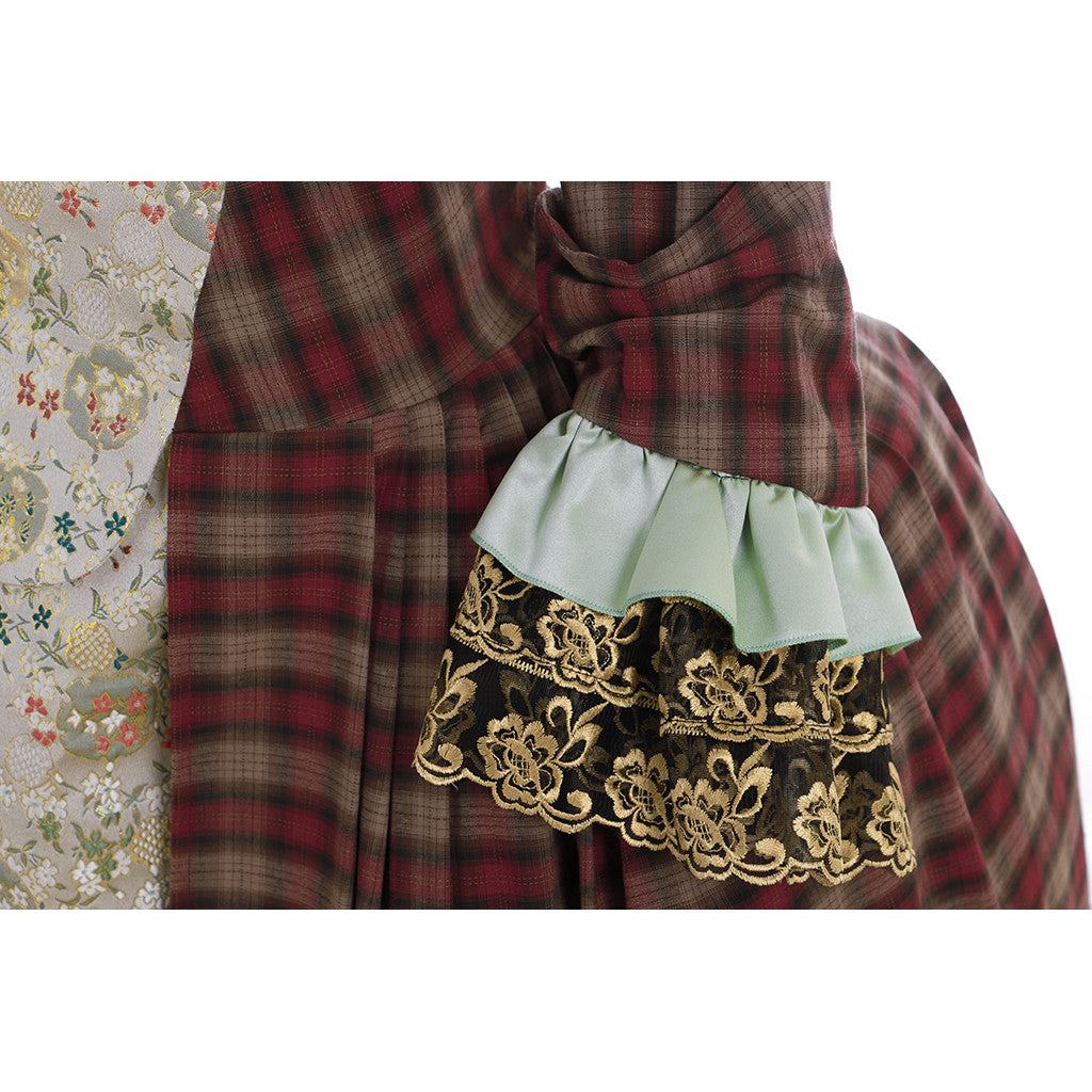 Vestido Inspirado en Outlander | Cosplay de las Tierras Altas de Escocia para Mujeres - Fantasia Cosera