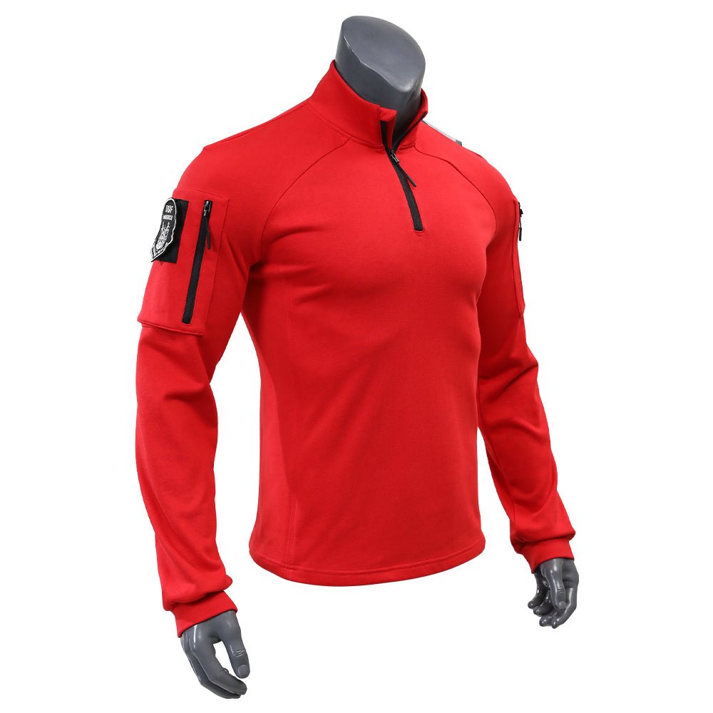 Camiseta Roja de Captain America 4 - Traje de Cosplay Oficial - Fantasia Cosera