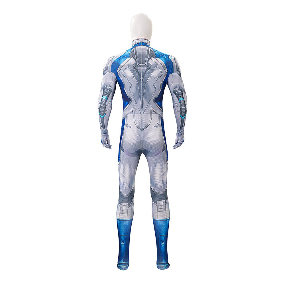 Marvel Concurso de Campeones - Traje de Cuerpo Mr. Fantastic para Cosplay - Fantasia Cosera
