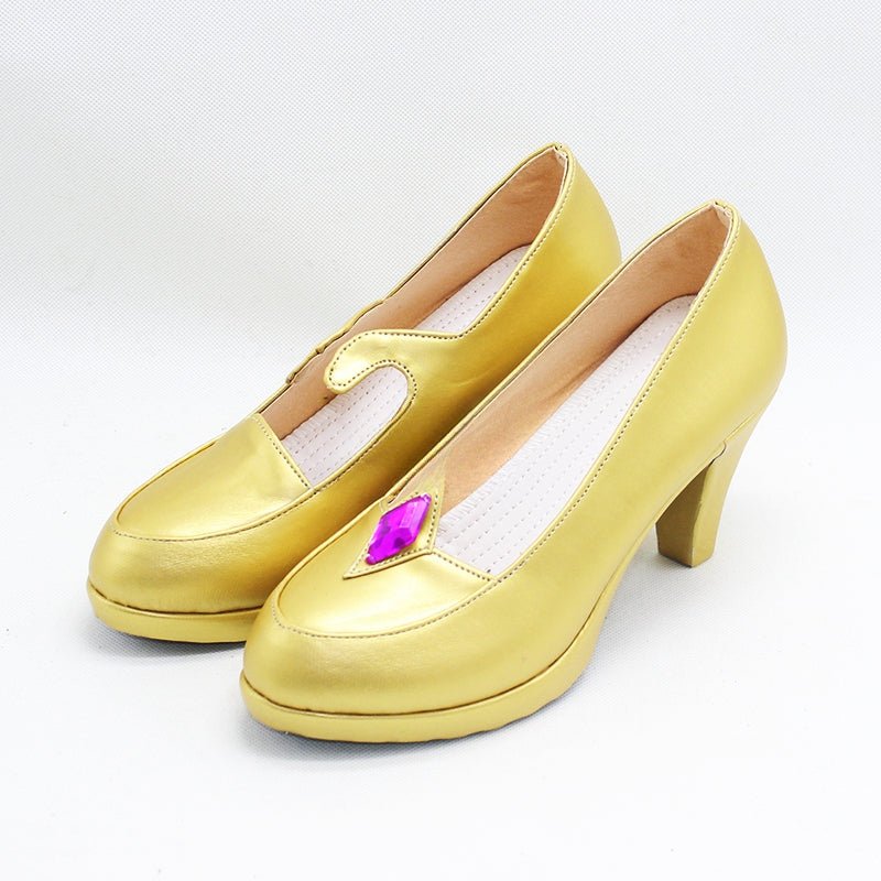 Zapatos de Cosplay de Mona de Genshin Impact - Tacón Alto para Mujer - Calzado para Halloween y Cosplay - Fantasia Cosera